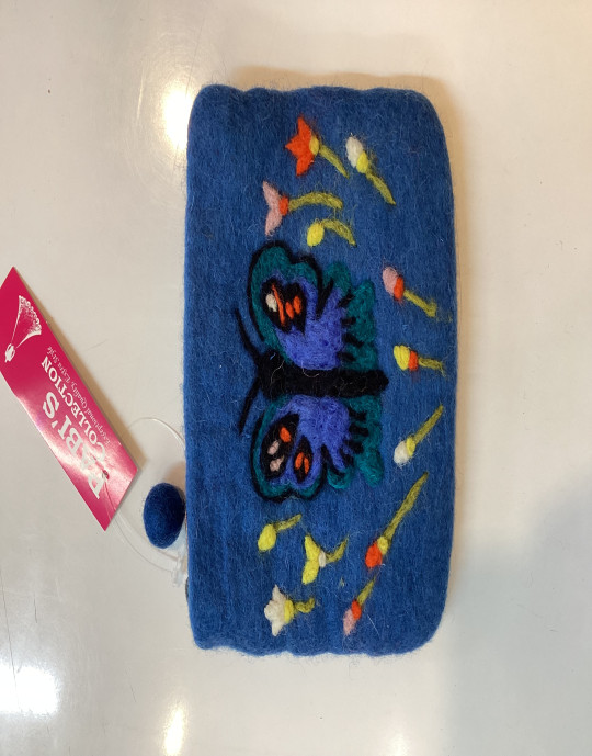 Dark blue butterfly
